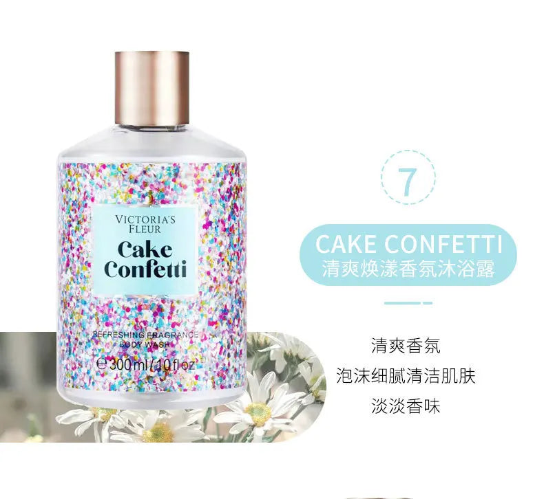 Victoria fragrance shower gel lasting fragrance secret language of love Moisturizing&oil controlling deep cleaning