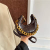 2024 Herbst Winter Mini Umhängetaschen für Damen Luxus Halbmond-Handtaschen für Damen Handtaschen mit Griff Weibliche kleine Tasche
