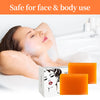 2/4PCS Kojisäureseife Gesichts- und Körperpflege Handgemachte Seife für Frauen Männer Gesichtschaum Reinigend Feuchtigkeitsspendend Aufhellende Seife Beauty-Tools