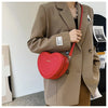 Fashion Heart Shape Crossbody Bags For Women New Solid Pu Leather Shoulder Bag Casual Ladies Handbags Designer Women Bags сумка