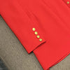 TWOTWINSTYLE Solider Blazer mit Aushöhlungen für Damen, Schalkragen, Langarm-Tunika, gespleißter Knopf, Temperament-Blazer Weiblich KJA501707