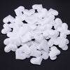 50/100Pcs Padded Fabric Throwing Petals Love Heart Table Table Bed Heart Petals Wedding Valentine Decoration