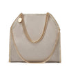 Designer's retro braided chain environmental microfiber handbag Women's new fashion multi-functional large capacity shoulder bag