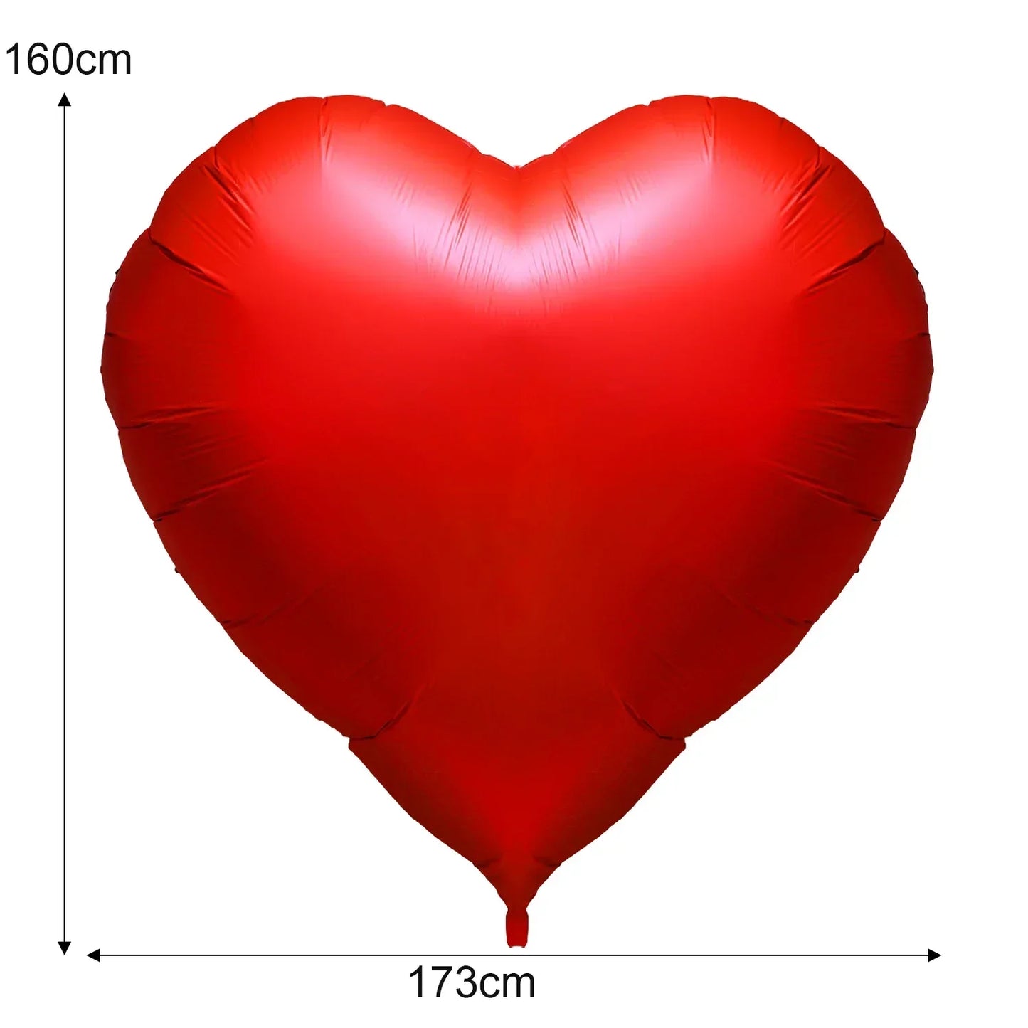 3/1PC 63 Zoll Extra Große Liebesballons Aluminiumfolie Rot Herzförmige Ballons Geburtstag Valentinstag Hochzeitsfeier Dekoration