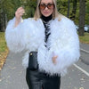 2023 Women Faux Fur Coat Autumn Winter High Quality Fluffy Short Coat Faux Fur Jacket