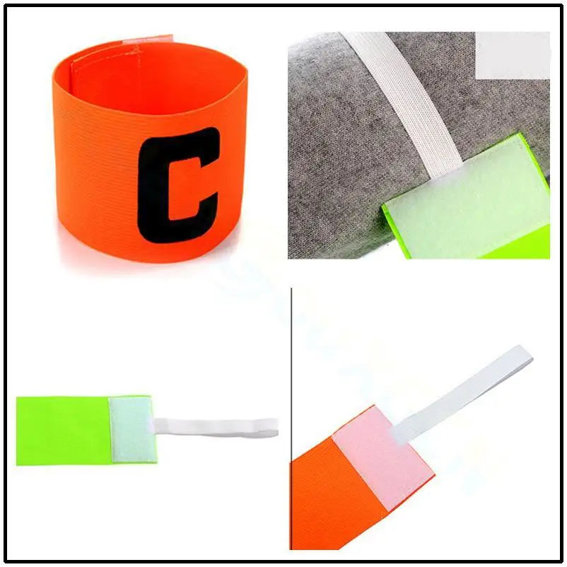 1pcs Kids Adults Football Captain Armband Soccer Arm Band Leader Competition Gift Soccer Captain Group Armband Football Training