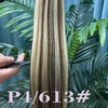 50Pcs Nano Ring Human Hair Extensions Straight Remy Micro Beads Ring Hair Extension 0.5g/0.8g/1g/Strand 12-26Inch Natural Color
