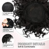 Synthetic Afro Puff Drawstring Ponytail Hair Bun 10 Inch Short Afro Kinkys Curly Afro Bun Extension Hairpieces Large Size