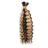 Menschenhaar zum Flechten, Tiefwellen-Bulk zum Flechten, ohne Tressen, Tief gelocktes Flechthaar für Boho Braids, brasilianisches Echthaar