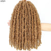 14 12 inch Butterfly Faux Locs Crochet Hair Braids Pre looped Distressed Goddess Butterfly Soft Locs Crochets Braids Cheveux Lok