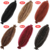 24 Zoll Kinky Afro Springy Braiding Crochet Hair 18 Zoll Marley Kinky Crochet Braids Hair Soft Afro Kinky Twist Crochet Braid Hair