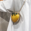 Cute Fruit Strawberry Heart Shape Pu Rivet Mini Fashion Ladies Chain Purse Clutch Bag Shoulder Bag Tote Female Flap Handbag Q5