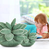 Inyahome 3D Sukkulenten-Kissen Kaktus Plüsch Blumenpflanze Geformtes Kissen für Wohnzimmer-Dekoration Neuartige Dekoration Pflanzen-Deko