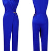 Wmstar Women's Jumpsuits One Piece Outfits Sleeveless Solid Office Lady Summer Sexy Playsuits Overalls Wholesale Dropshipping