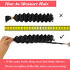 Menschenhaar zum Flechten, Tiefwellen-Bulk zum Flechten, ohne Tressen, Tief gelocktes Flechthaar für Boho Braids, brasilianisches Echthaar