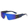 Neue Mode Bunte Sport-Sonnenbrillen Damen Cyberpunk Randlose Sonnenbrille Anti-UV Fahr-Sonnenbrille UV400 Oculos De Sol