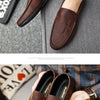 Men Casual Shoes 2024New Men's Loafers Comfortable Flat Casual Shoes Men Breathable Moccasins Slip-On Soft Leather Driving Shoes
