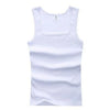 Hot Sale Men's Sleeveless Breathable Fitness Vest Basic Elastic Tank Top Men's Cotton Bodybuilding T-shirt Classic Color Clothes