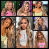 HD Ash Blonde Lace Front Wig 4/613 Highlight Wig 13x4 Colored Brazilian Human Hair Wigs Woman Body Wave 613 HD Lace Frontal Wig