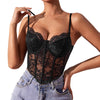 Sexy Lace French High End Design Sense Short Style Top Crop Top Off Shoulder Sleeveless Camisole 2024 Harajuku Korean Clothes