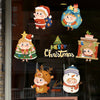 Santa Snowman Christmas Window Stickers Wall Decals New Year 2025 Christmas Home Decor Merry Christmas Xmas Decorations Gifts