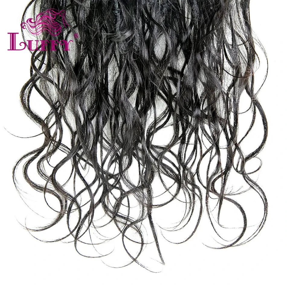 Body Wave Pre-Looped Crochet Boho Locs With Human Hair Curls Goddess Locs Body Wave Full Ends Hair Extensions For Black Women