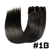 Seamless Clip ins Extensions Human Hair Straight Brazilian Remy Real Natural Hair 8Pcs 120G/Set Clip on Human Hair Extensions