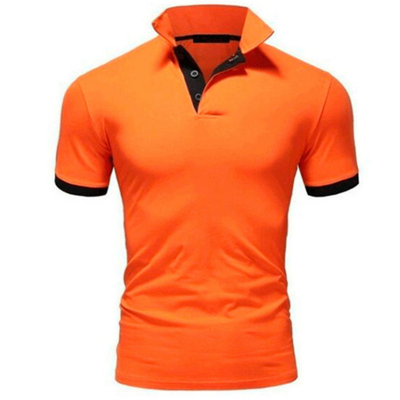 Men's Short Sleeve Polo Shirts Casual Slim Fit Basic Designed Shirts Quick-drying Anti-wrinkle Tops