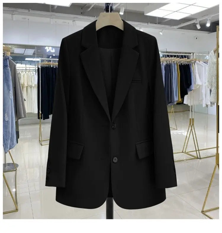 Candy Color Blazer Women Clothing Trends Long Sleeves Blazers Chic Office Ladies Jackets Luxury High-end Coat Vestido Outerwear