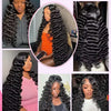 40 42 Inch Loose Deep Wave Frontal Wigs 250% 13x4 13x6 HD Lace Frontal Wigs For Women Remy Loose Deep Curly Human Hair Wigs