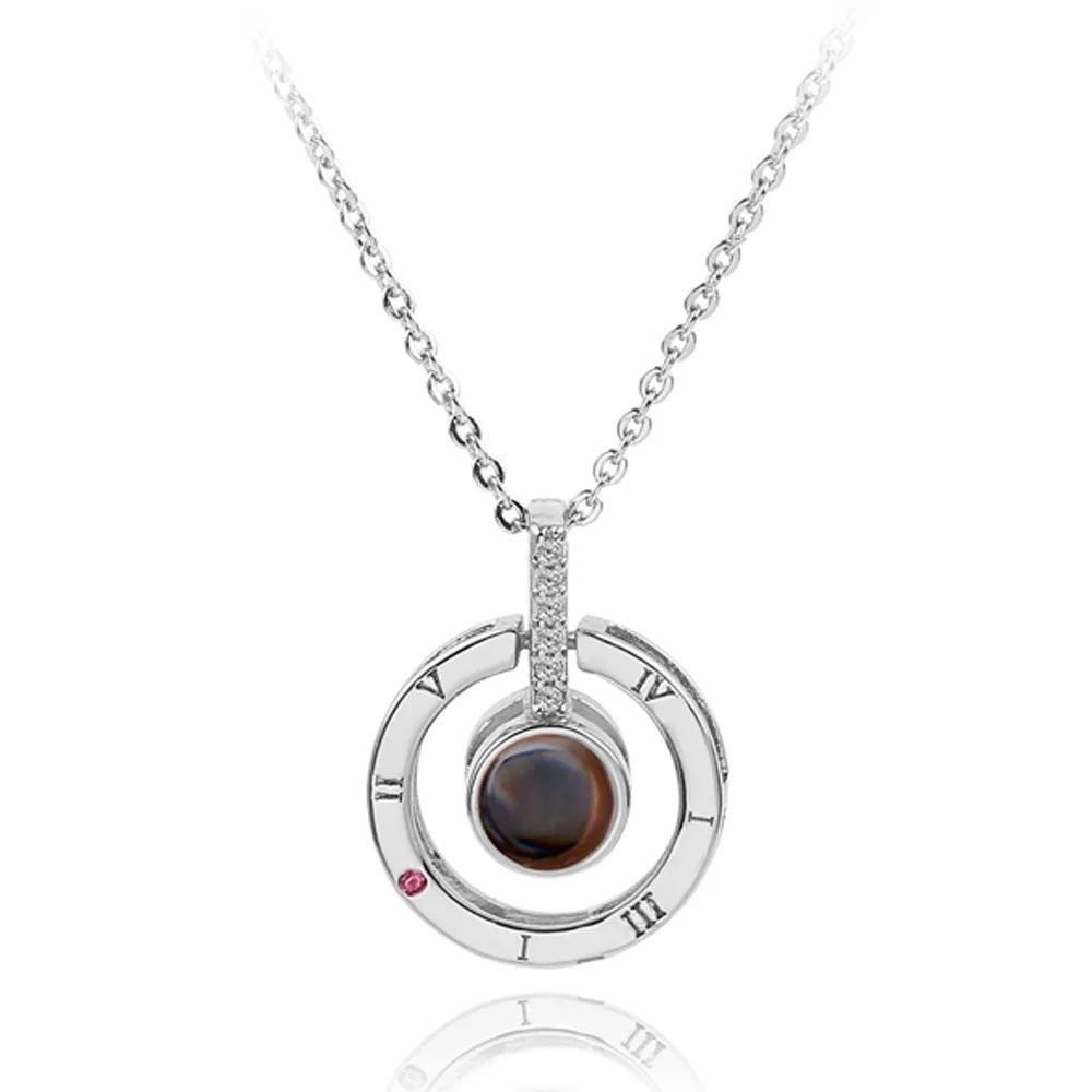 Projection Necklace 100 Languages I Love You Pendant Necklaces For Lover Girlfriend 2026 Creative Couple Romantic Jewelry Gifts