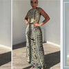 FAGADOER Fashion Streetwear Women Denim Hole Hollow Sleeveless Crop Top And Side Slit Skirts Two Piece Sets Sexy Cowboy Outfits