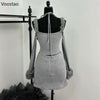 Süß Sexy Unregelmäßig 2-teiliges Set Damen Chic Plüsch Patchwork Slim Tops Minirock Anzug Koreanischer Y2k Ästhetik Lolita Stil Outfits