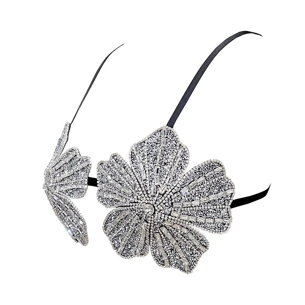 YOUR BUMP CURVE Handmade crystal bra flower embroidery inlaid metal rhinestones short top sexy women beach pool yacht sea party