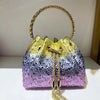 Wedding Party Clutch Purse Glitter Shiny Diamond Banquet Bag Women's Handbag Luxury Fashion Evening Bag Shoulder Chain Bag