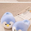 Funny Fuzzy Penguin Slippers Girls Novelty Indoor Shoes Women Soft Furry Slippers Female Plush Home Shoes Animal Flip Flops