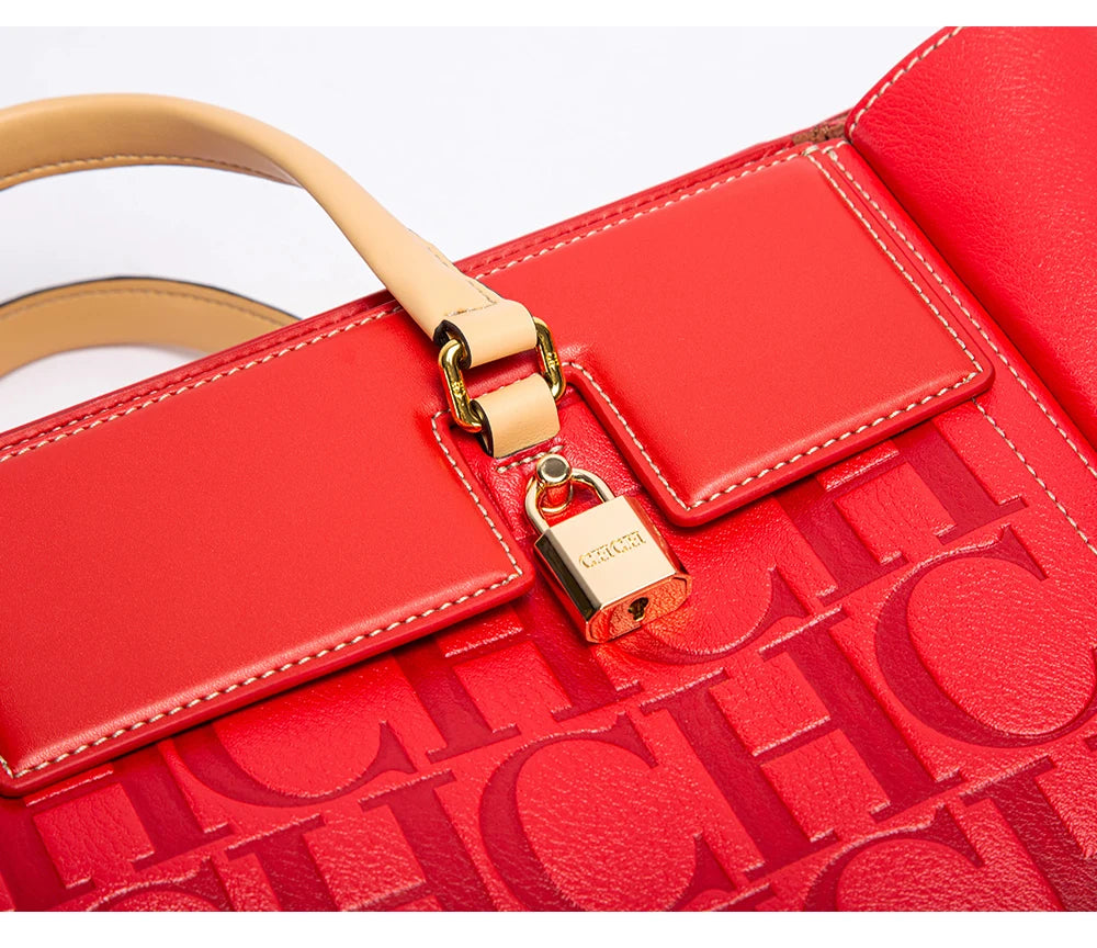 CHCH Mode Retro Print Bucket Bag Reise Party Bankett Umhängetasche Luxus Klassiker 2024 Winter Damen Große Kapazität Handtasche