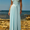 Mozision schulterfreies, rückenfreies, plissiertes Maxikleid für Damen, modisch, trägerlos, ärmellos, hohe Taille, eng anliegend, sexy, langes Kleid