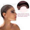 Female Headband Wig Cap Hd Lace Wig Cap For Wig Making U Part Wig Caps With Adjustable Velvet Wig Grip To Wear Wig Nude Hair Net