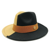 Low price wholesale Fedora hats men's and women's jazz hats red and white new tie dyed Fedora hats autumn classic hats sombrero