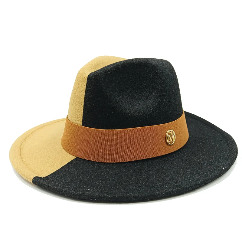Low price wholesale Fedora hats men's and women's jazz hats red and white new tie dyed Fedora hats autumn classic hats sombrero
