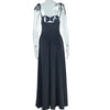 Hollow Ruched  Dress Women Square Collar Lace-up Shoulder Strap Backless Sleeveless Ruffles Street Trend Mini Bodycon