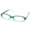Neue Y2K-Retro-Brille, blaugrün, eckig, kleiner Rahmen, Damen-Anti-Blaulicht-Brille, Mode-Brillengestell 2024