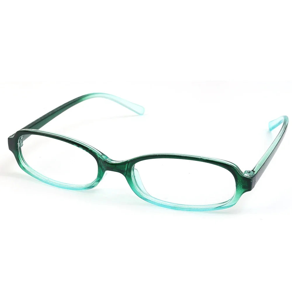 Neue Y2K-Retro-Brille, blaugrün, eckig, kleiner Rahmen, Damen-Anti-Blaulicht-Brille, Mode-Brillengestell 2024