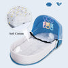 Babybett, faltbar, tragbar, mit Netz und Verdeck, Babynest, tragbares Babybett zum Campen, Säuglingswiege