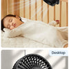 TOPK Mini Portable Clip on Fan,USB Desk Fan,3 Speeds Quiet Wind 720° Rotate Personal Electric Fan,Standing fans for Room Home