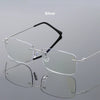 Men Blue Light Blocking Reading Glasses Women Dimond Cutting Rimless Eyeglasses Frame Anti Fatigue Hyperopia Presbyopic Eyewear