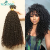 Microlink Hair Extensions Kinky Curly 12"-26" Micro Loop Human Hair Extensions Burmese Micro Ring Hair Extensions Human Hair