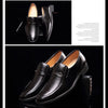 Leder Herren Business Schuhe Luxusmarke 2022 Herren Loafer Elegant Mokassins Atmungsaktiv Slip-on Schwarze Fahrerschuhe Übergröße 38-44