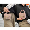 Fashion Mini Handbags PVC Crossbody Coin Purse Crocodile Pattern Pearl Handbag Plastic Small Chain Jelly Bag For Girl Wholesale